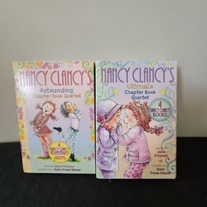 NANCY CLANCY Childrens Chapter Books 2 Box Sets, 4 Books each Box